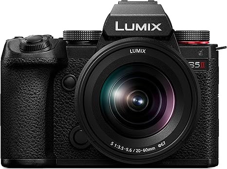 Panasonic LUMIX S5II Mirrorless Camera Kit, W/ 20-60mm F3.5-5.6 L Mount Lens - DC-S5M2KK (International Version)