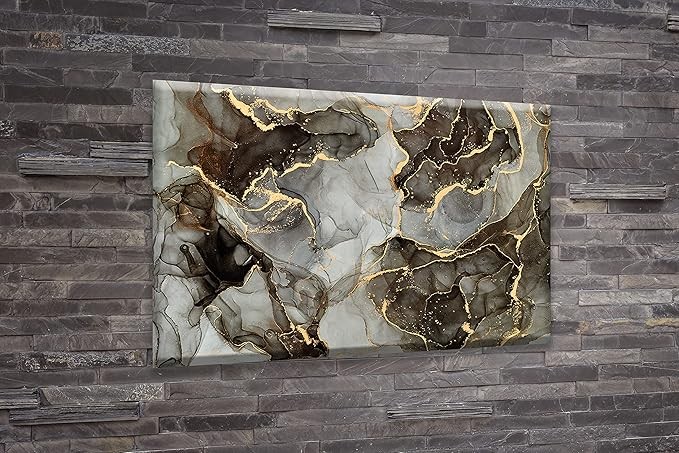 CRYPTONITE Acrylic Modern Wall Art Sea Current Series - Interior Design NFT - Acrylic Wall Art - Picture Photo Printing Artwork - Multiple Size Options (SEA014) (Wide 30"x 20" Height)
